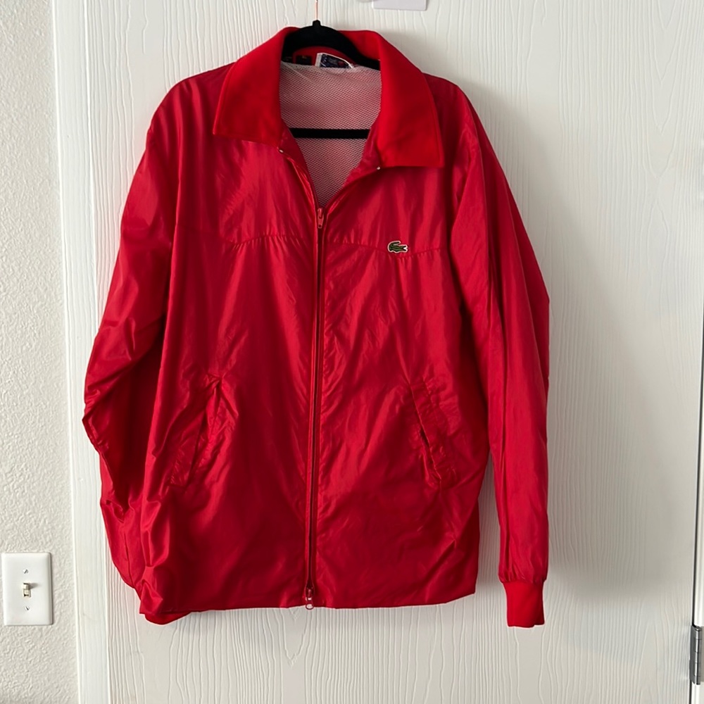 Lacoste Red Wind Breaker